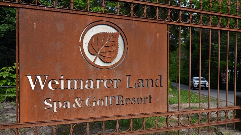 Einem Bericht zufolge ist das Wellness-Resort im Weimarer Land ab 2027 das neue Quartier der DFB-Auswahl. - &copy; Martin Schutt/dpa