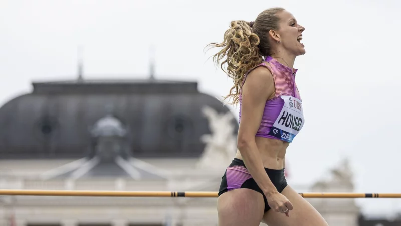 Christina Honsel belegte beim Diamond-League-Finale in Zürich den fünften Platz. - © Michael Buholzer/KEYSTONE/dpa