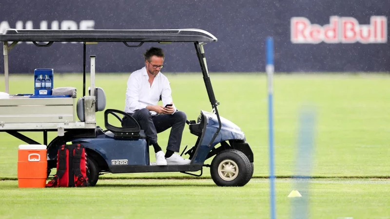 Ab dem 1. Oktober ist Florian Scholz f&uuml;rs Kommerzielle im Fu&szlig;ballreich von Red Bull zust&auml;ndig. - &copy; Jan Woitas/dpa-Zentralbild/dpa