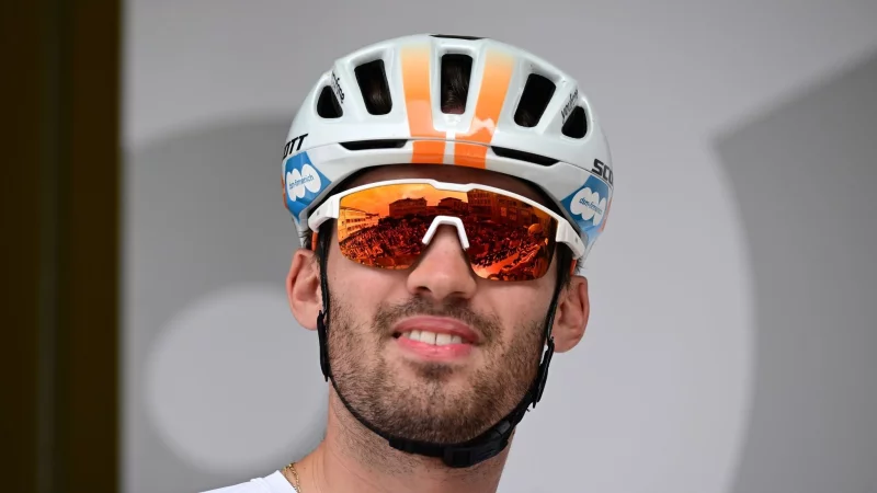 Der deutsche Radprofi Niklas Märkl wird zum ersten Mal bei der Tour de France teilnehmen. - © Bernd Weißbrod/dpa