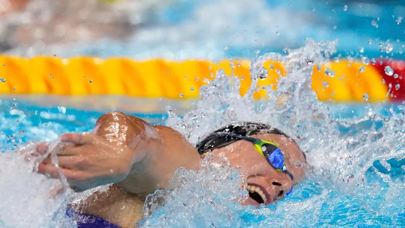 Isabel Gose ist ins WM-Finale geschwommen. - © Vincent Thian/AP/dpa