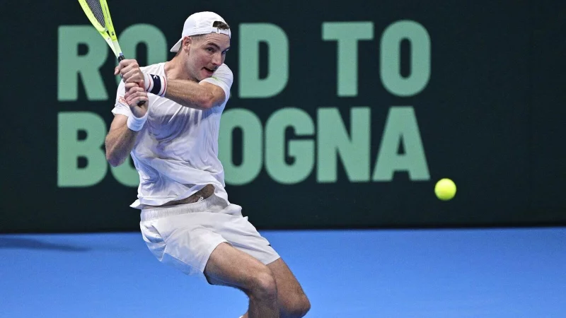 Jan-Lennard Struff will seinen ersten Davis-Cup-Titel holen. - &copy; --/kyodo/dpa