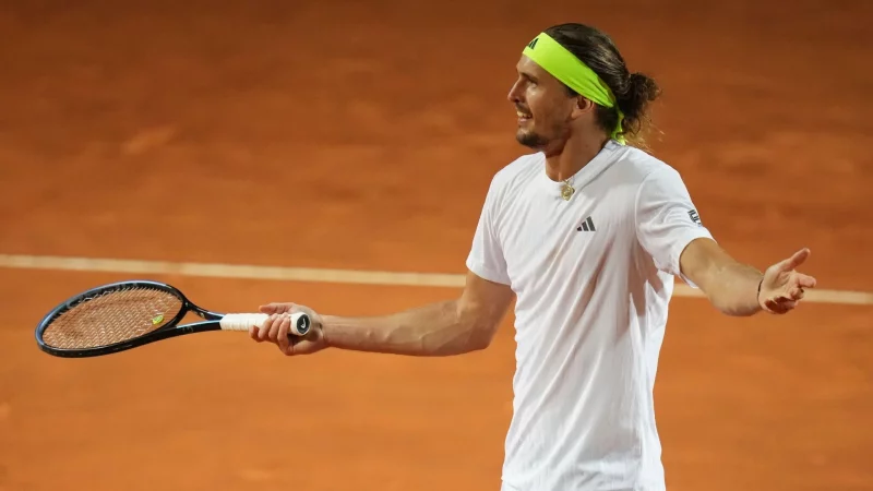 Verliert gegen Musetti: Alexander Zverev. - © Alessandra Tarantino/AP/dpa