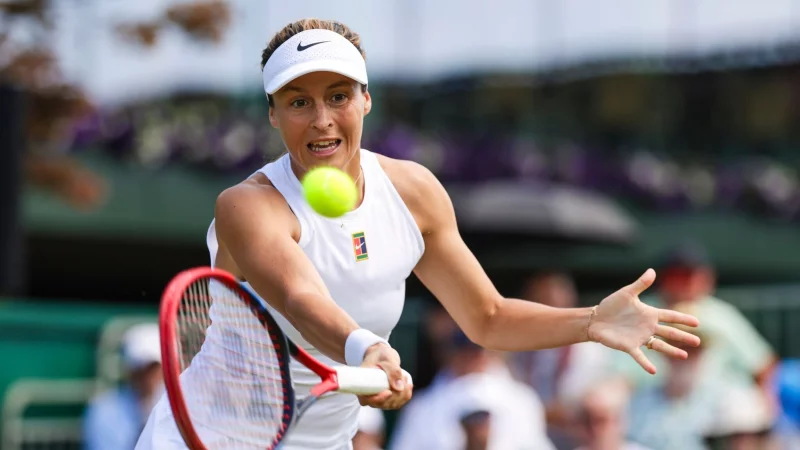 Kämpft vergebens um den Zweitrundeneinzug: Tatjana Maria. - © Frank Molter/dpa