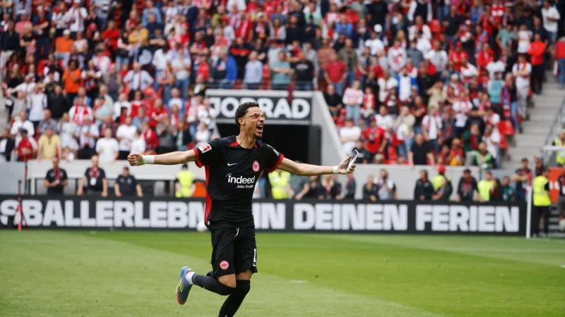 Riesiges Talent: Hugo Ekitiké. - © Philipp von Ditfurth/dpa