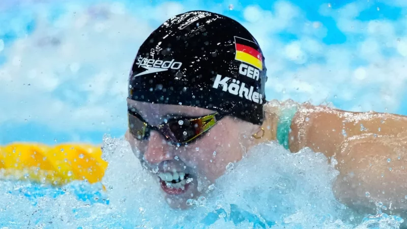 Angelina Köhler hat es in ihrem Halbfinale spannend gemacht. - © Vincent Thian/AP/dpa