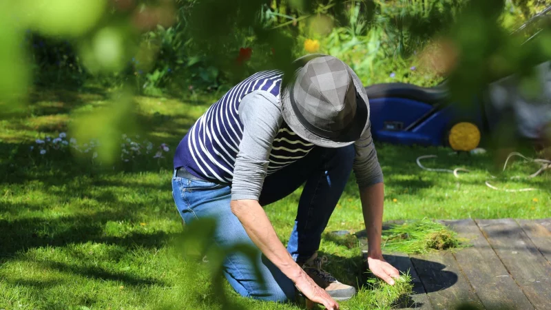 Schmutzige Kleidung nach der Gartenarbeit: hartnäckige Pflanzensäfte und Erdverschmutzungen am besten schnell behandeln. - © Karl-Josef Hildenbrand/dpa-tmn