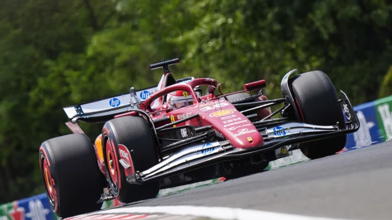 Charles Leclerc startet in Ungarn von der Pole Position. - &copy; Bradley Collyer/PA Wire/dpa