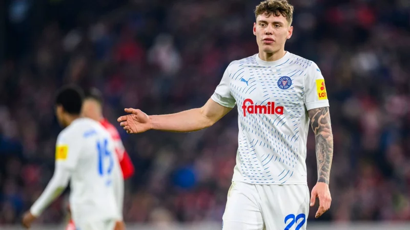 Erster HSV-Neuzugang: Nicolai Remberg kommt von Holstein Kiel. - &copy; Tom Weller/dpa