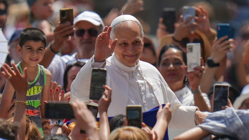 Papst Leo XIV.: Der Sport ist auch ein Weg, &laquo;Frieden zu schaffen&raquo;. - &copy; Alessandra Tarantino/AP/dpa