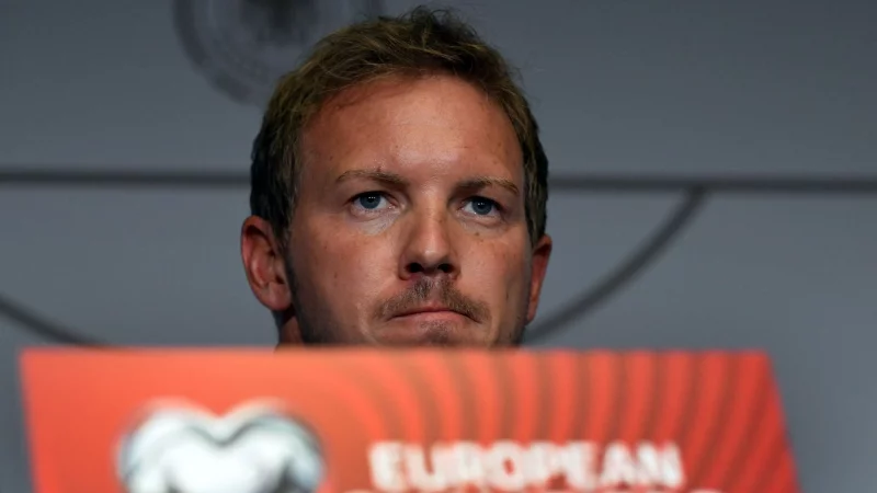 Julian Nagelsmann will gegen Nordirland den WM-Kurs einschlagen. - © Federico Gambarini/dpa