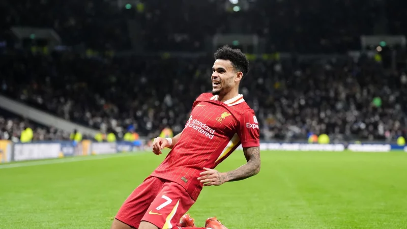 Auf dem Weg nach München?: Die Bayern stehen wegen Luis Díaz vor Verhandlungen mit Liverpool. - © Adam Davy/PA Wire/dpa