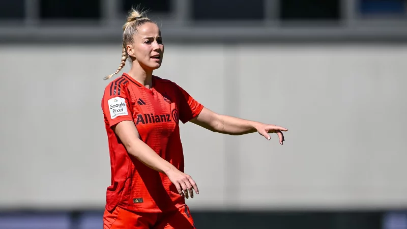 Giulia Gwinn kehrte nach ihrer langen Verletzung zur&uuml;ck auf den Rasen. (Archivbild) - &copy; Harry Langer/dpa