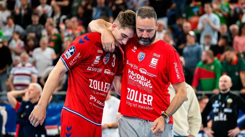 Iker Romero attackiert die Rhein-Neckar Löwen nach dem Bundesliga-Abstieg. - © Marco Wolf/dpa