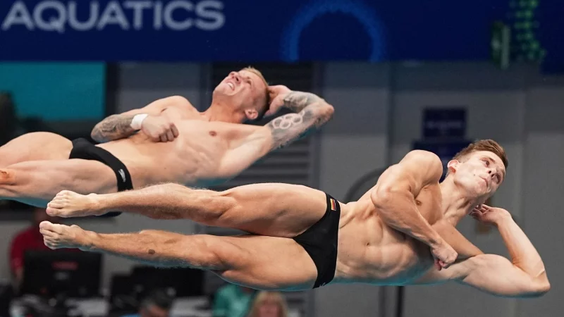 Timo Barthel und Moritz Wesemann haben eine WM-Medaille deutlich verfehlt. - &copy; Ng Han Guan/AP/dpa