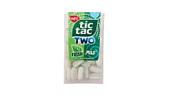 Die Tictac Two Fresh & Mild Spearmint Flavor-Minzbonbons bestehen zu 97 Prozent aus Zuckeraustauschstoffen. - © Verbraucherzentrale Hamburg