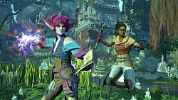 Unsere Begleiter unterstützen uns mal mehr, mal weniger gut im Kampf gegen die geheimnisvolle Krankheit. - © Xbox Game Studios