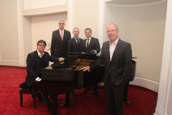 Sind startklar: Lutz Rademacher, Jürgen Wannhoff, Stefan Dörr, Andreas Trotz und Kay Metzger (von links). - © Barbara Luetgebrune