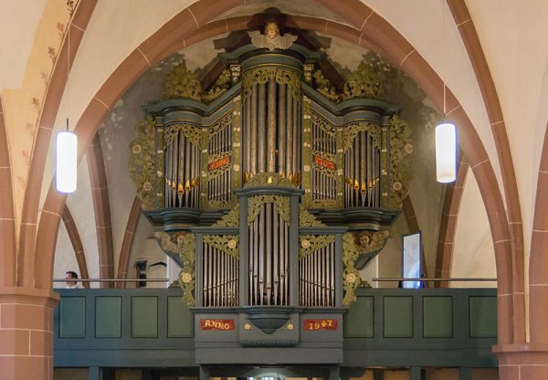 Historisch: die Orgel in der Marktkirche Lage. - © Privat