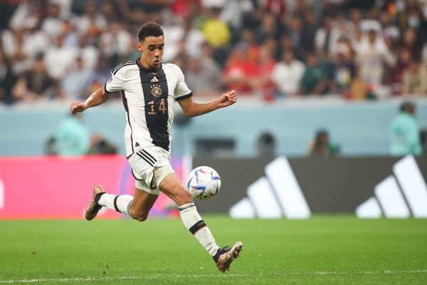 Bestritt bislang 20 Länderspiele für Deutschland: Jamal Musiala. - © Christian Charisius/dpa