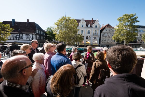 Die Altstadtführungen durch Detmold können wieder starten - unter Einhaltung der Corona-Regeln. - © Tourist Information Lippe & Detmold