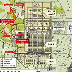 &Uuml;bersicht Auschwitz 2 (Birkenau) - &copy; Wikipedia