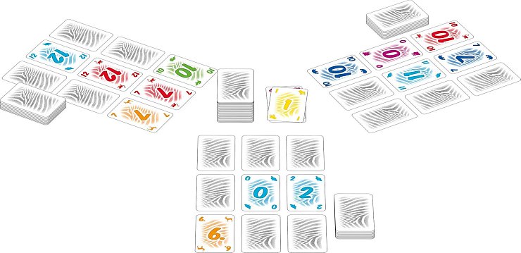 Das Spiel "Z3BRA". - © Amigo