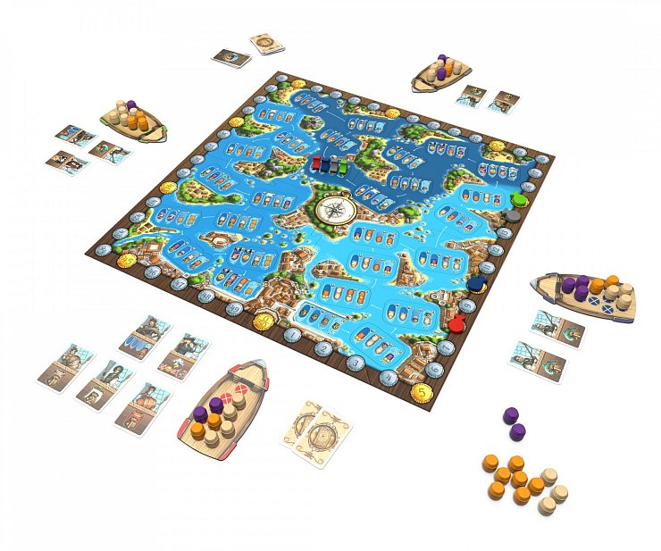 Das Spiel "Volles Fass voraus". - © Zoch