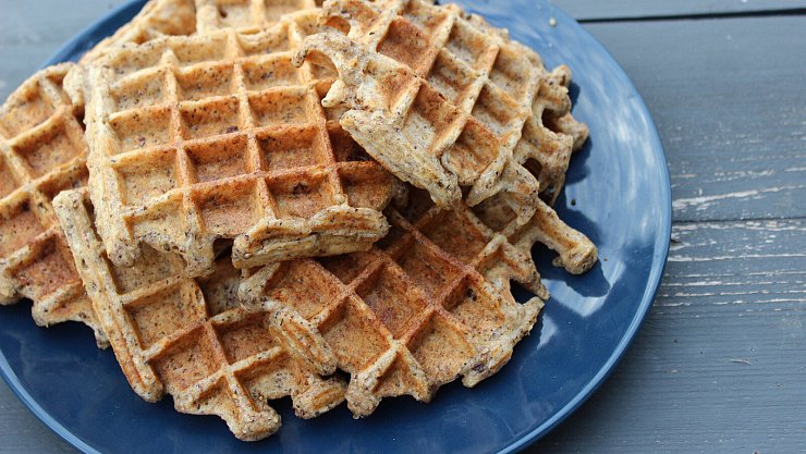 Kürbiswaffeln sind eine süße Alternative. - © Hof Brinkmann