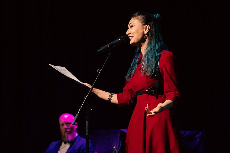 Hessenmeisterin im Poetry-Slam Aileen Schneider - © Yasmin Abbas