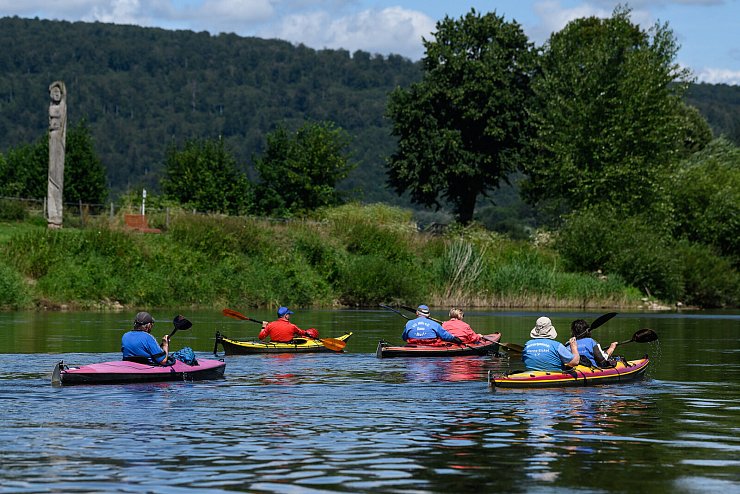 In OWL gibt es sowohl auf der Werre als auch auf der Lippe einige geeignete Strecken für Kanutouren. - © Symbolbild dpa