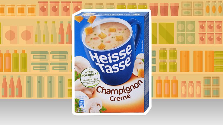 Platz 5: Die Heisse Tasse Champignon-Creme. - © Foodwatch