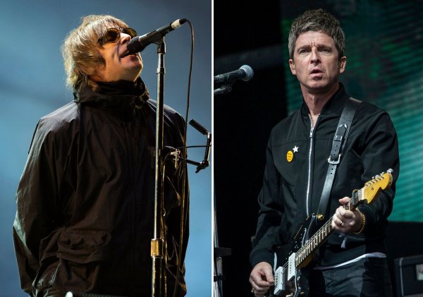 Die wiedervereinte Britpopband Oasis tut sich für einen Konzertfilm über ihre Comeback-Tour mit «Peaky Blinders»-Schöpfer Steven Knight zusammen. (Archivbild) - © Uncredited/AP/dpa