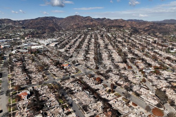 Im Januar hatten verheerende Brände ganze Viertel von Los Angeles verwüstet. (Archivbild) - © Jae C. Hong/AP/dpa