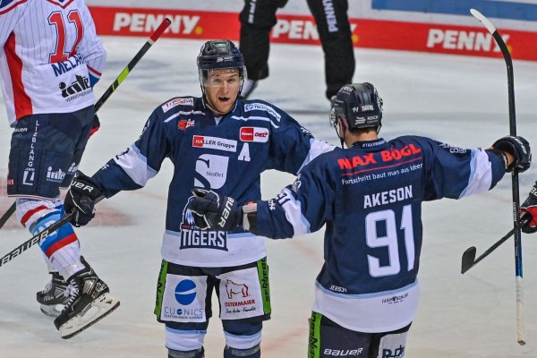 Straubing Tigers - Adler Mannheim - © Foto: Armin Weigel/dpa