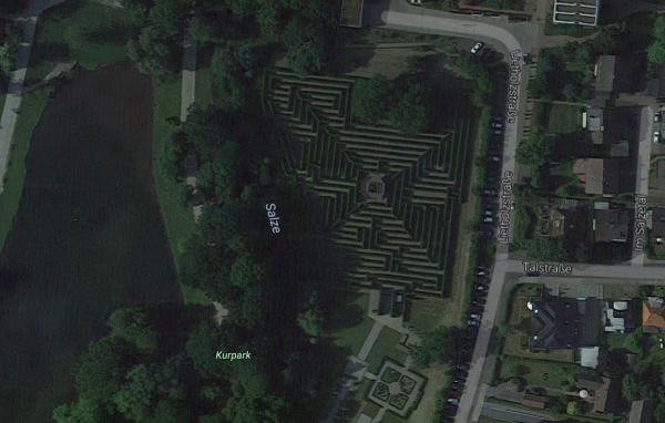 "Hortus Vitalis" wird zum Ersatzkurpark. - © Google Earth