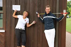 Golf-Oberliga: Katja Rieke-Kropp und Magnus Korff. - © Dietmar Welle
