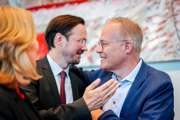 Miersch führt jetzt die SPD-Fraktion, Wiese ist Fraktionsmanager. - © Kay Nietfeld/dpa