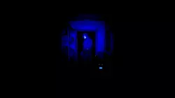 Oh, oh, der Killer dreht sich gerade um. Entweder: Beine in die Hand nehmen oder mit dem Taser niederstrecken und dann die Beine in die Hand nehmen. - © Blue Hat Studio