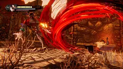 Durch die „Dual System“-Mechanik können wir ohne Unterbrechung mitten im Kampf zur anderen Person wechseln, die vielleicht die besseren Hiebe gegen die Gegner parat hat. - © Anima Project