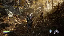 Die Kämpfe sind schneller geworden, als sie im ersten Trailer aussahen. Dennoch gibt es hier immer noch Verbesserungsbedarf. - © Myrkur Games