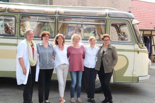 Agnes Böcker, Wiebke Brinkmann-Roitsch, Birgit Schulte Bisping, Irmgard Konigshausen, Gaby Breuer und Bärbel Bird (von rechts). - © Cordula Gröne