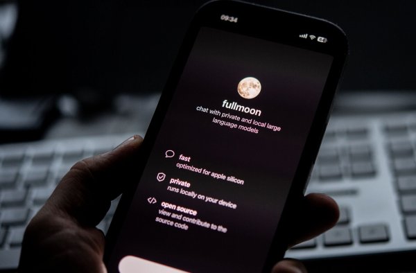 Kann alles, was andere KI-Chatbots auch können - braucht bloß kein Internet dafür: Fullmoon. - © Zacharie Scheurer/dpa-tmn