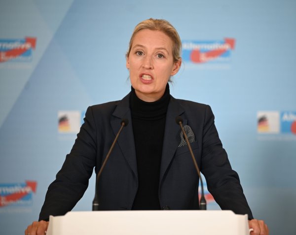 Die AfD wird aktuell als rechtsextremistischer Verdachtsfall vom Verfassungsschutz beobachtet. Alice Weidel will die Partei als Kanzlerkandidatin in den Bundestagswahlkampf führen. (Archivfoto) - © Alina Grünky/dpa