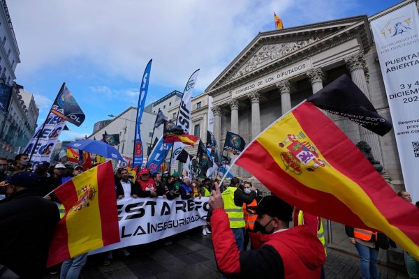 Protest in Spanien - © Foto: Paul White/AP/dpa