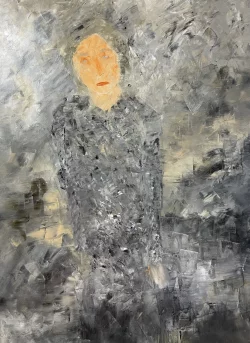 Doris Grabbe Trümmerfrau Öl auf Leinwand 70 x 50 cm 300 WA 20.09.2024 - © Heimatverein Barntrup