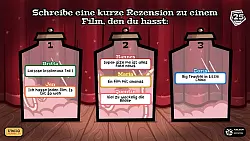 Mit mehr oder weniger sinnigen Fragen und Antworten versuchen wir, den "Ausrei&szlig;er" zu finden. - &copy; Jackbox Games