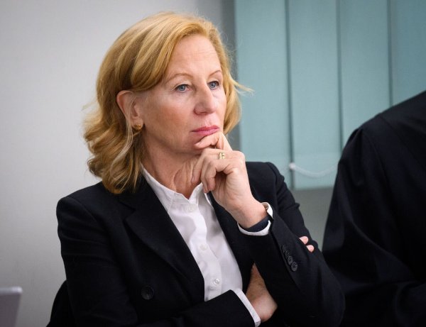 Patricia Schlesinger, ehemalige Intendantin des RBB, beim Prozess am Landgericht Berlin. (Archivbild) - © Bernd von Jutrczenka/dpa