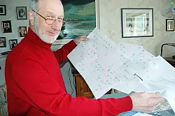 Suche nach den Wurzeln: Ernst-Udo Blöbaum betreibt Ahnenforschung als Hobby. Mit Hilfe der im Internet zur Verfügung stehenden Datenbanken hat er den Stammbaum seiner Familie erstellt.