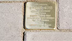 Erster "Stolperstein" in Detmold eingesetzt - &copy; Detmold